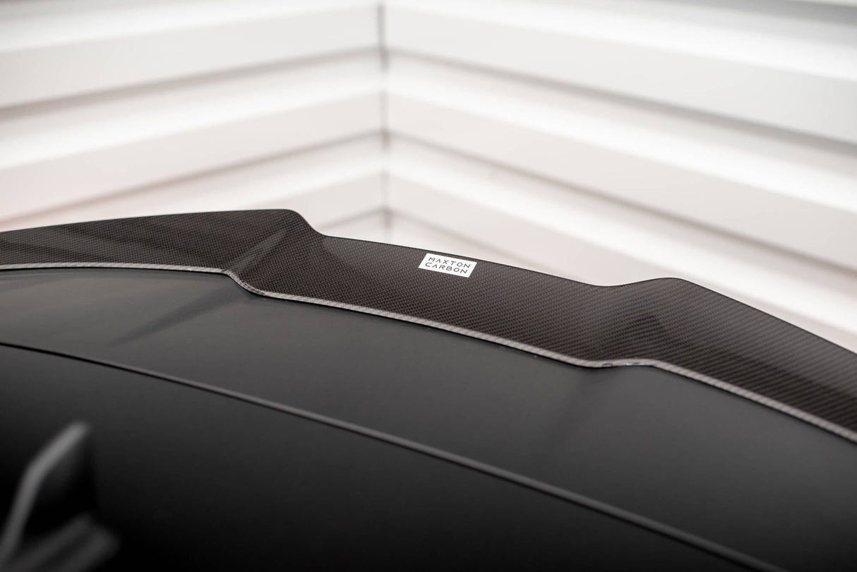 Maxton Design Carbon Fiber Tailgate Spoiler - Audi C8 RS6