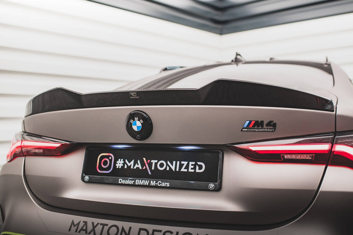 Maxton Design Carbon Fiber Ducktail Spoiler BMW M4 G82