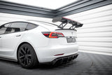 Maxton Design Carbon Spoiler + Led Tesla Model 3