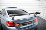 Maxton Design Carbon Spoiler With External Brackets Uprights BMW 4 F32 / 4 F32 M-Pack Coupe