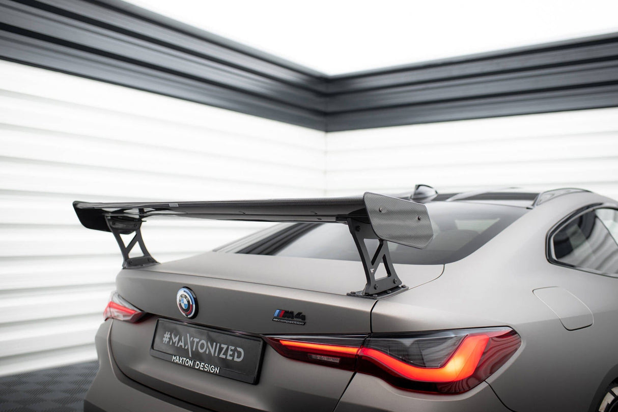 Maxton Design Carbon Spoiler With External Brackets Uprights BMW M4 G82 / M440I G22 / 4 M-Pack G22