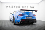 Maxton Design Carbon Spoiler With External Brackets Uprights + Led Toyota Supra Mk5