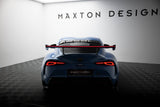 Maxton Design Carbon Spoiler With External Brackets Uprights + Led Toyota Supra Mk5