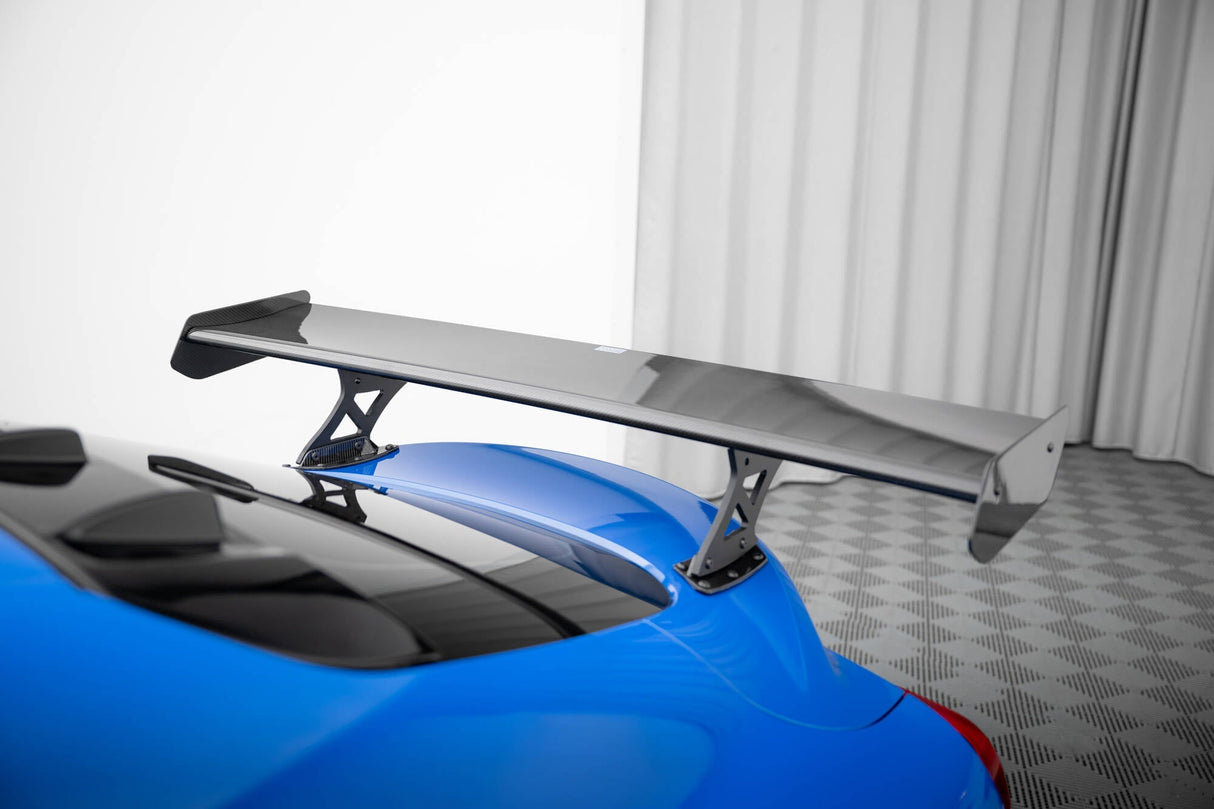 Maxton Design Carbon Spoiler With External Brackets Uprights Toyota Supra Mk5
