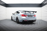 Maxton Design Carbon Spoiler With Internal Brackets Uprights BMW 4 F32 / 4 F32 M-Pack Coupe