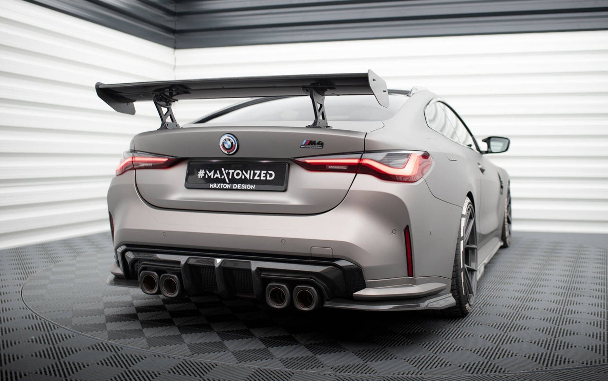 Maxton Design Carbon Spoiler With Internal Brackets Uprights BMW M4 G82 / M440I G22 / 4 M-Pack G22