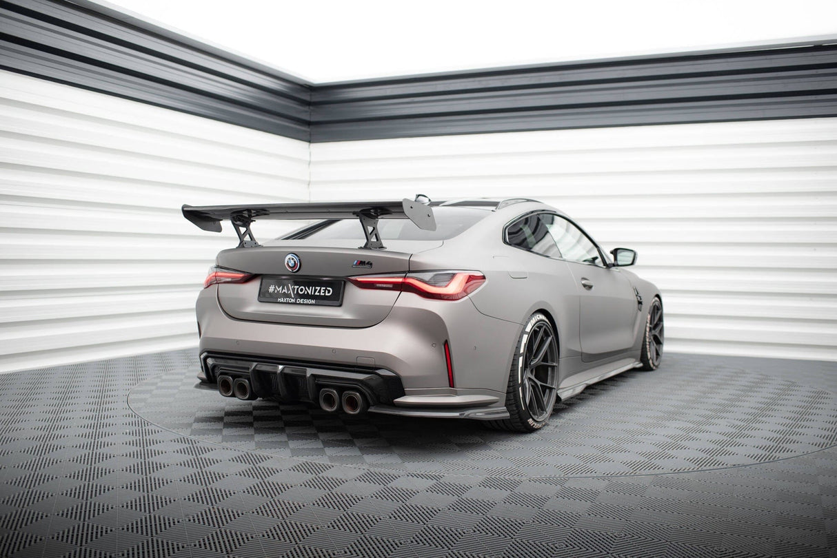 Maxton Design Carbon Spoiler With Internal Brackets Uprights BMW M4 G82 / M440I G22 / 4 M-Pack G22