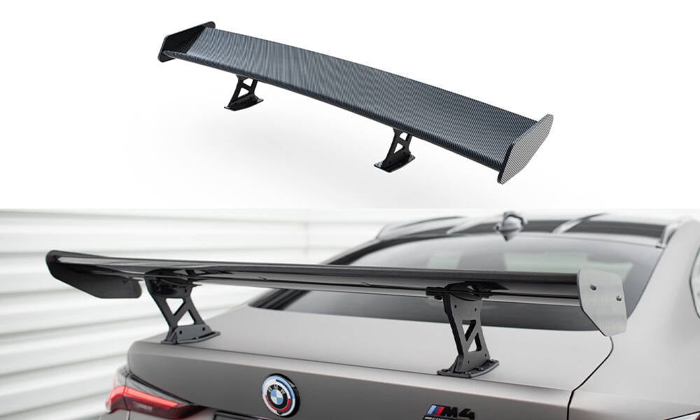 Maxton Design Carbon Spoiler With Internal Brackets Uprights BMW M4 G82 / M440I G22 / 4 M-Pack G22