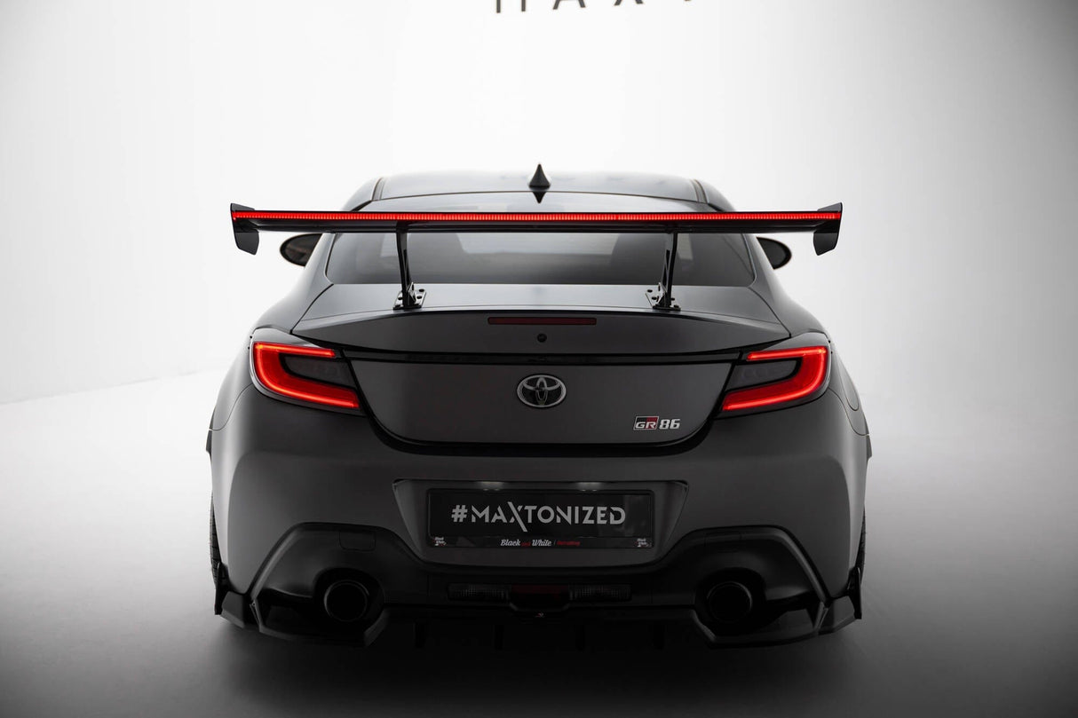 Maxton Design Carbon Spoiler With Internal Brackets Uprights + LED Toyota GR86
