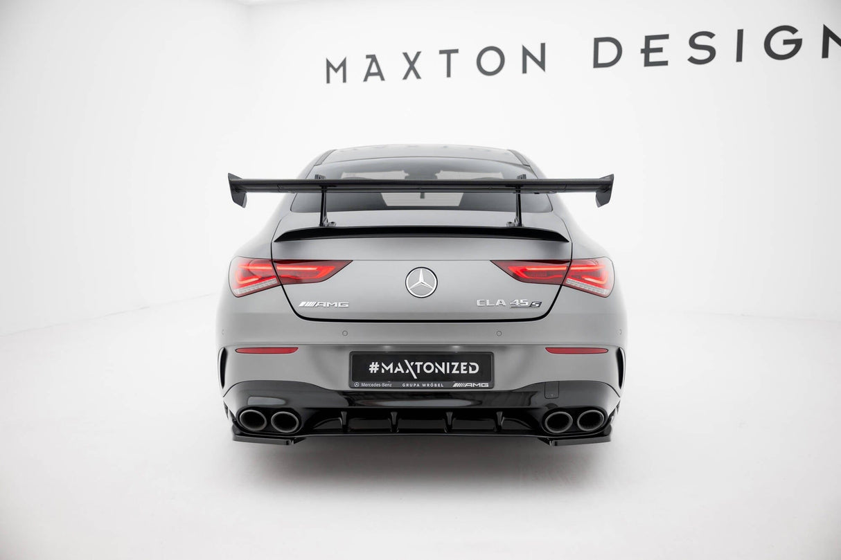 Maxton Design Carbon Spoiler With Upper Swan Mounting Mercedes-Benz Cla Coupe C118