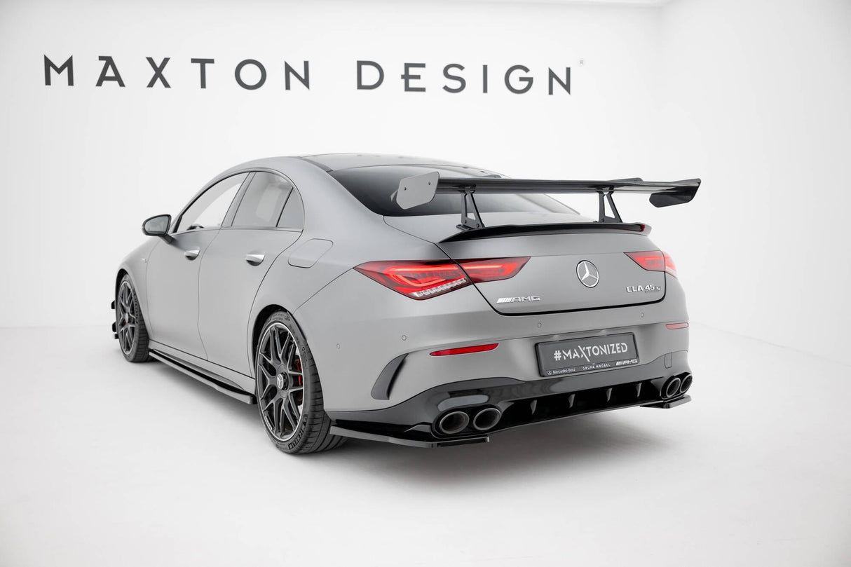 Maxton Design Carbon Spoiler With Upper Swan Mounting Mercedes-Benz Cla Coupe C118