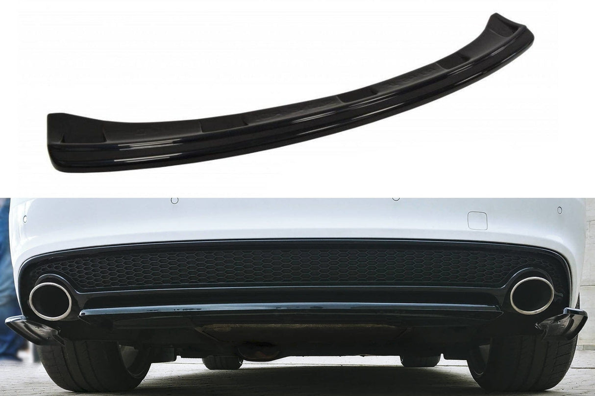 Maxton Design Central Rear Splitter Audi A5 S-Line 8T Fl Coupe / Sportback (Without Vertical Bars)