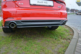 Maxton Design Central Rear Splitter Audi A5 S-Line F5 Coupe / Sportback (Without Vertical Bars)