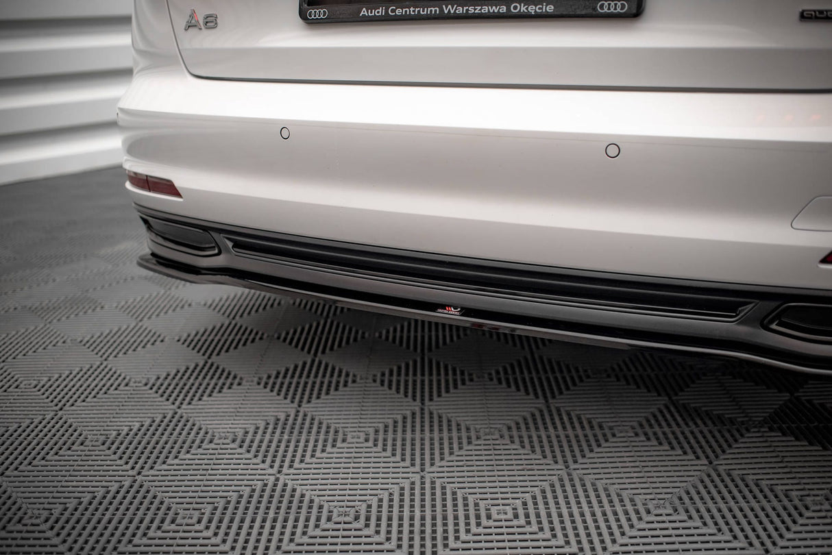 Maxton Design Central Rear Splitter Audi A6 C8