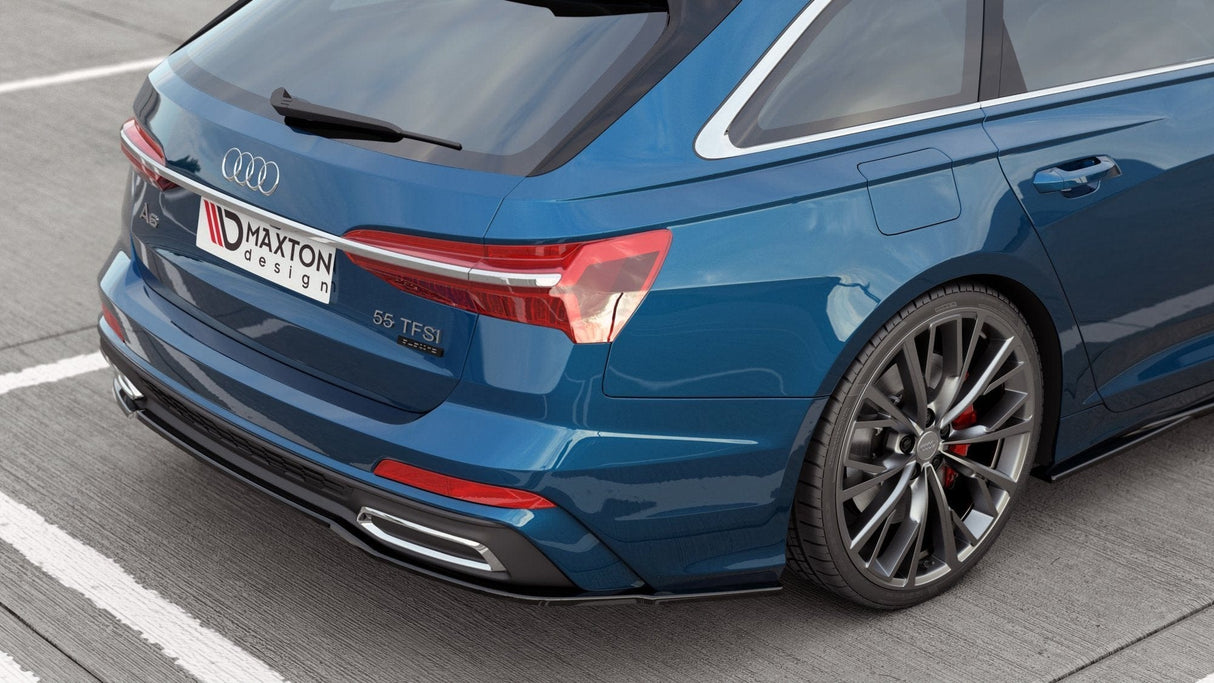 Maxton Design Central Rear Splitter Audi A6 S-Line Avant / Sedan C8