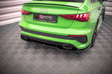 Maxton Design Central Rear Splitter - Audi / 8Y / RS3 / Sedan