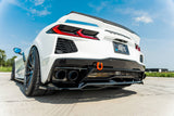 Maxton Design Central Rear Splitter - Chevrolet Corvette C8