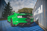 Maxton Design Central Rear Splitter Ford Mustang GT MK6 Facelift