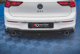 Maxton Design Central Rear Splitter Volkswagen Golf Mk8 GTi