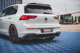 Maxton Design Central Rear Splitter Volkswagen Golf Mk8 GTi