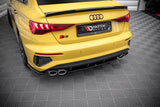 Maxton Design Central Rear Splitter For Audi S3 Sedan 8Y