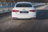 Maxton Design Central Rear Splitter For Audi S5 / A5 S-Line Sportback F5 Facelift