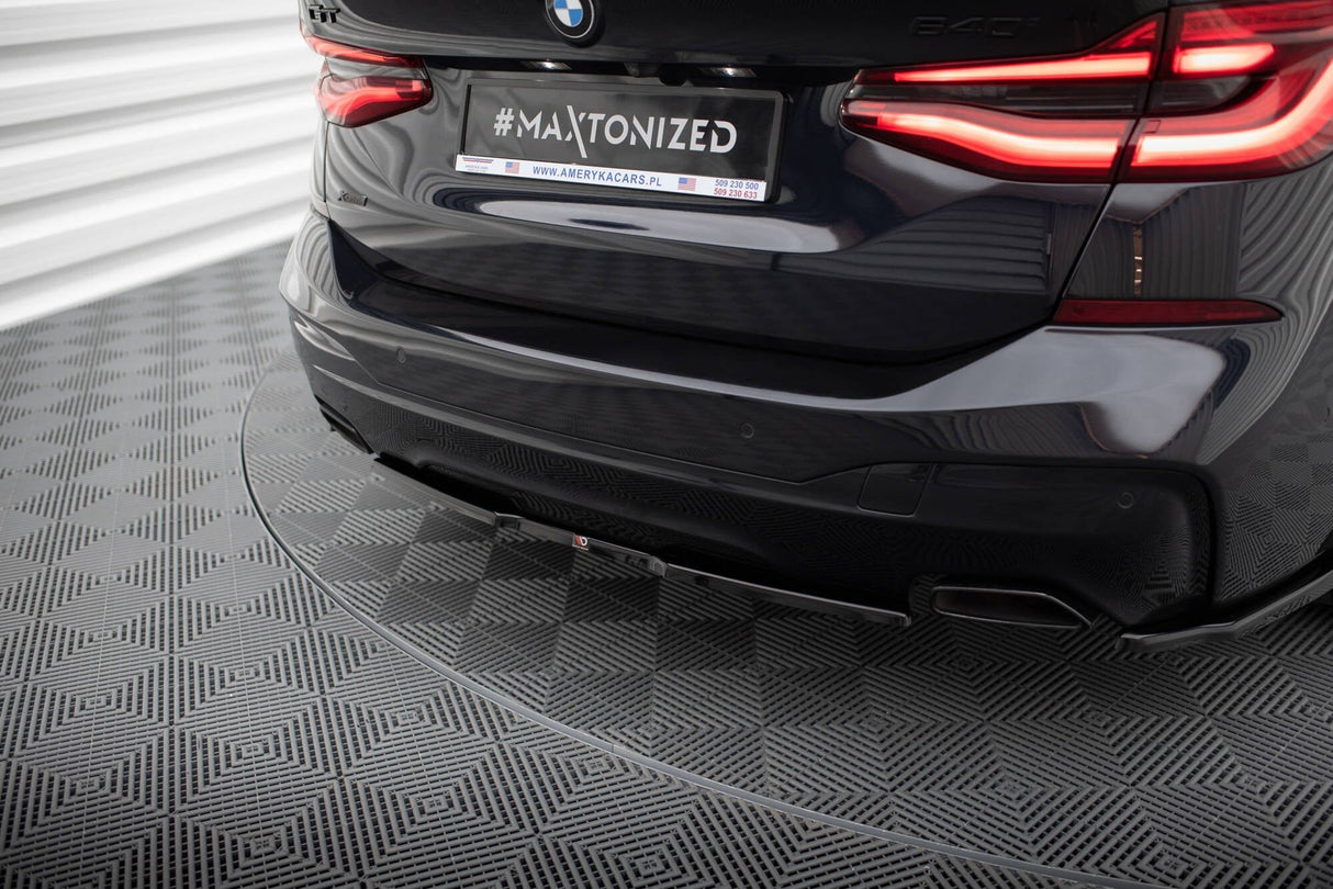 Maxton Design Central Rear Splitter BMW 6 GT G32 M-Pack