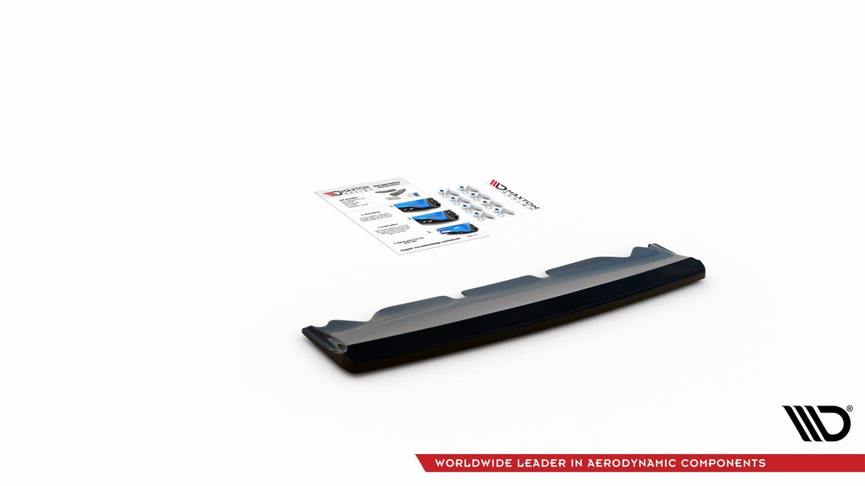 Maxton Design Central Rear Splitter For Dodge Challenger SRT Hellcat Widebody MK3