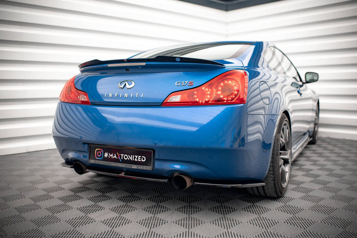 Maxton Design Central Rear Splitter For Infiniti G37 Coupe