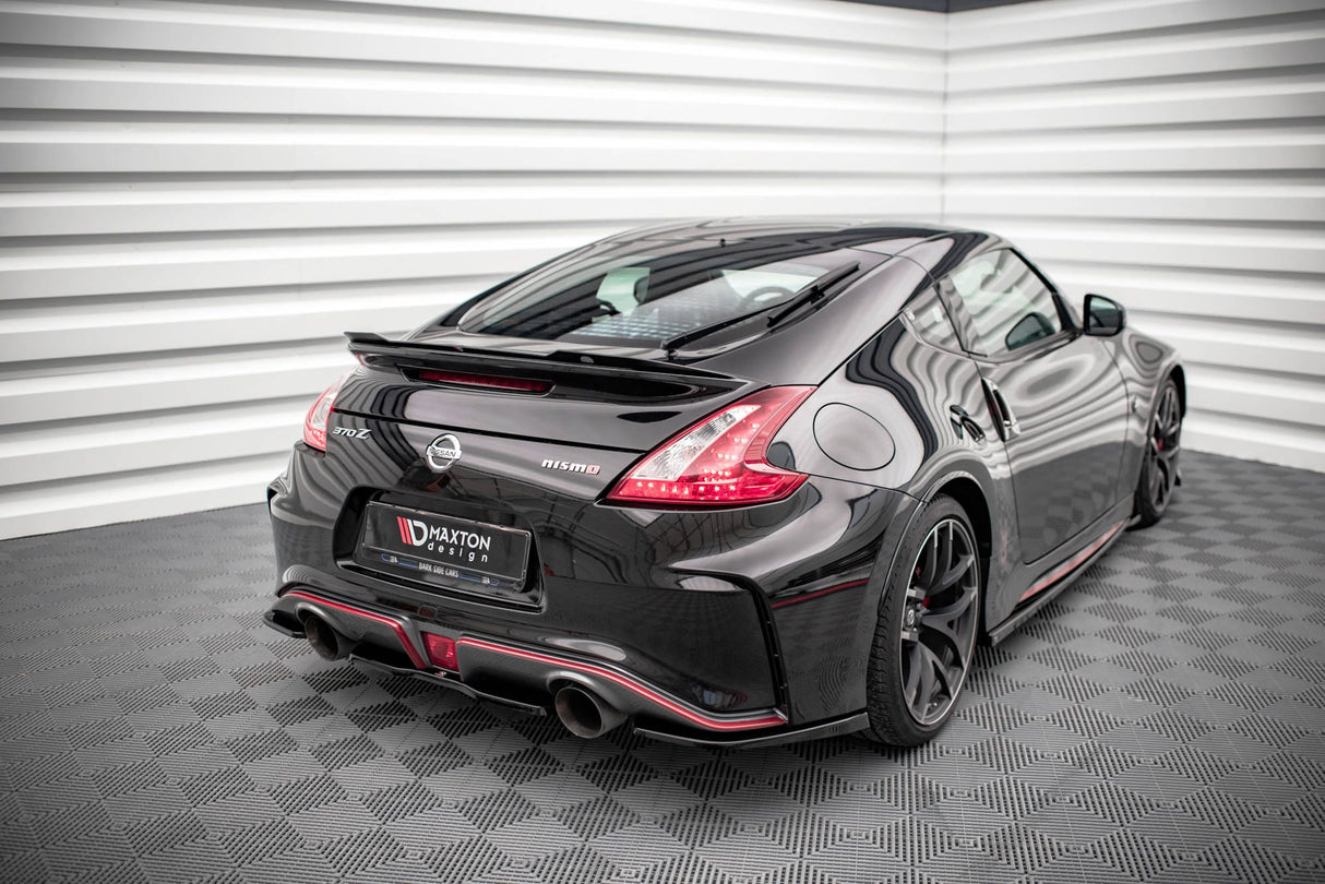 Maxton Design Central Rear Splitter For Nissan 370Z Nismo Facelift