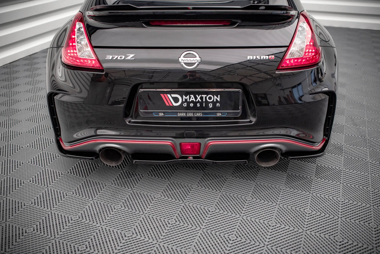 Maxton Design Central Rear Splitter For Nissan 370Z Nismo Facelift