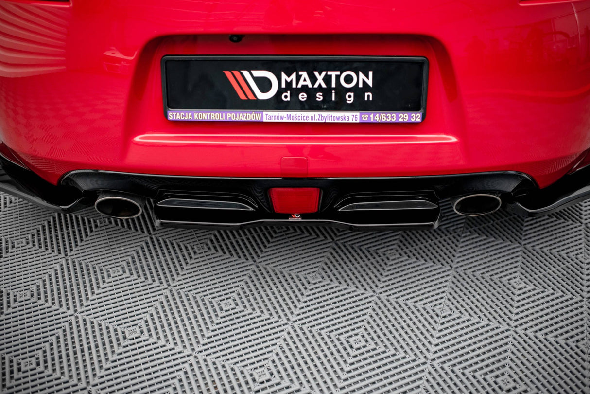 Maxton Design Central Rear Splitter For V.2 Nissan 370Z