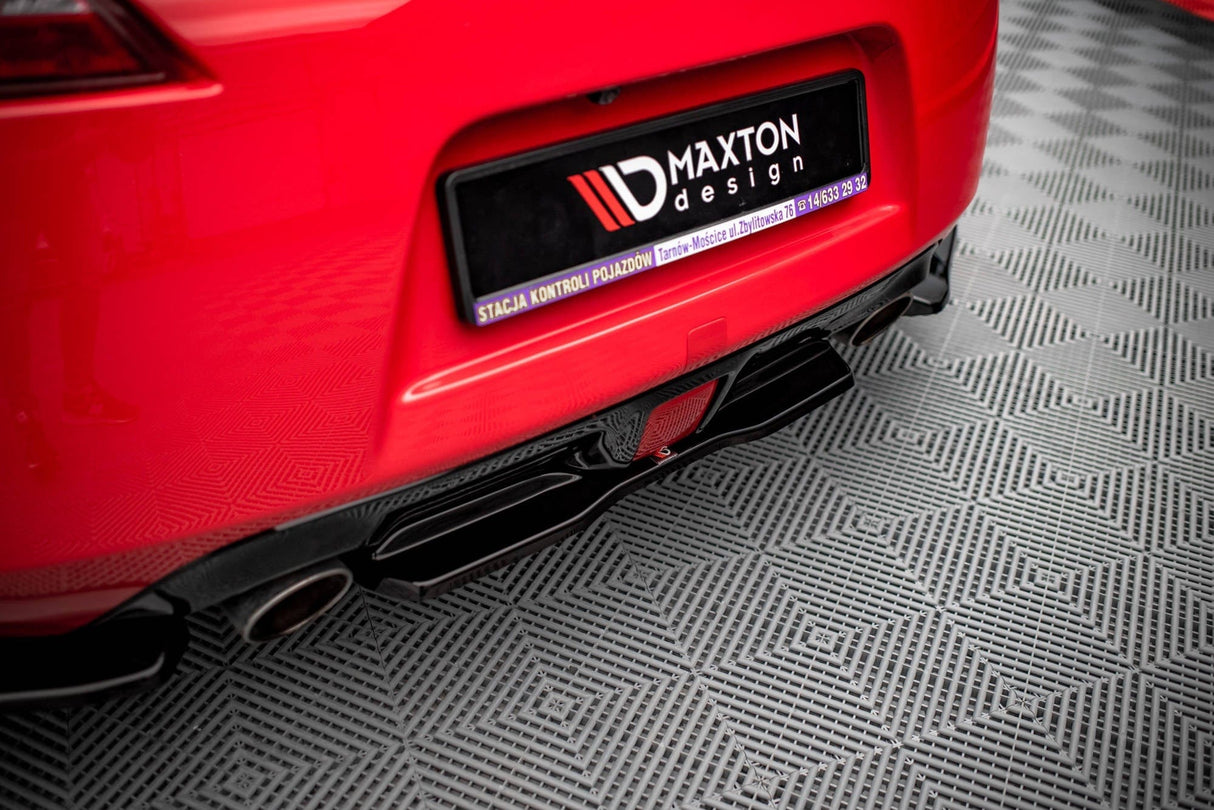 Maxton Design Central Rear Splitter For V.2 Nissan 370Z