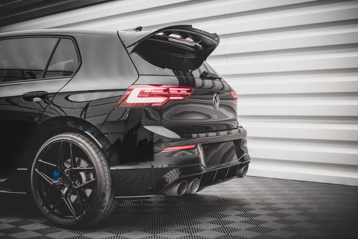 Maxton Design Central Rear Splitter - VW Golf R Mk8