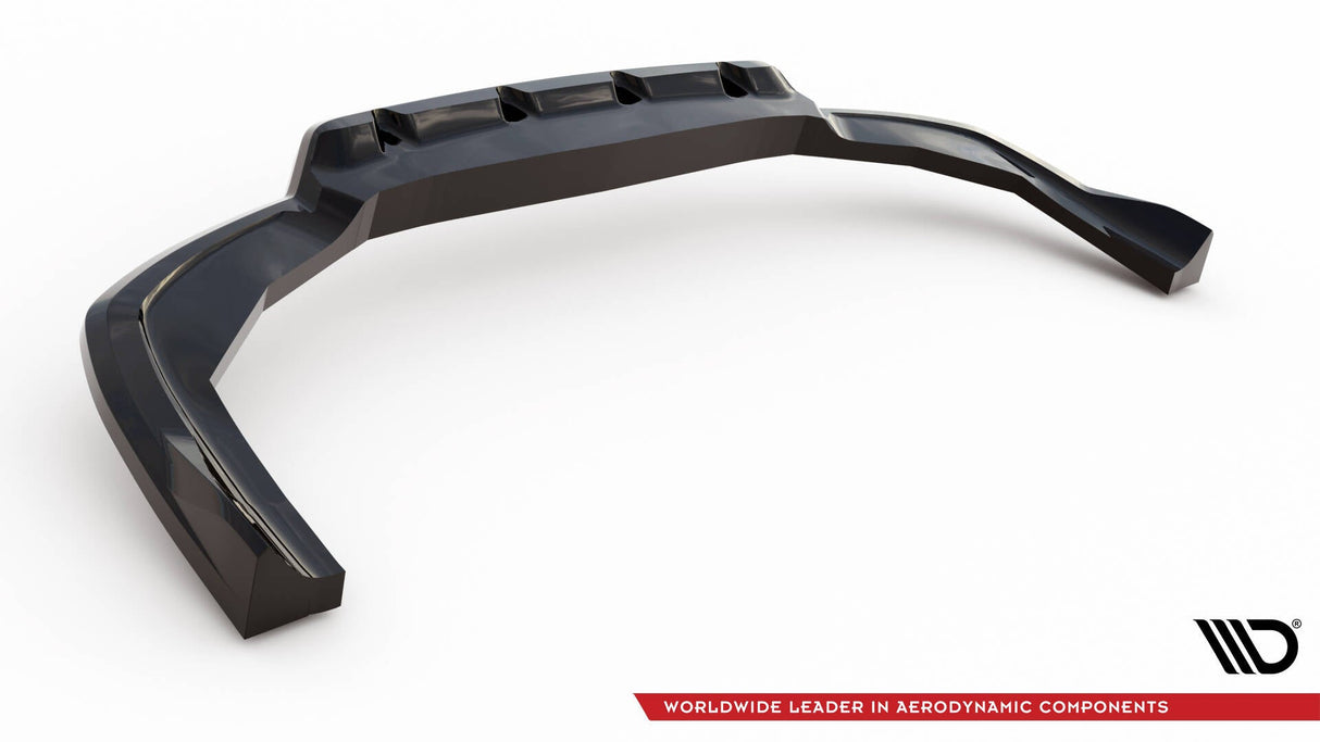 Maxton Design Central Rear Splitter (With Vertical Bars) Alfa Romeo Stelvio Quadrifoglio Mk1