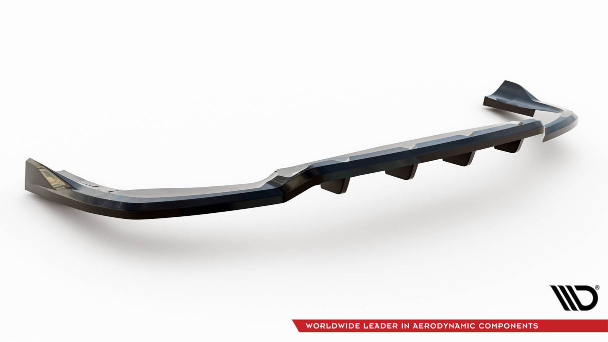 Maxton Design Central Rear Splitter (With Vertical Bars) Alfa Romeo Stelvio Quadrifoglio Mk1