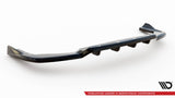 Maxton Design Central Rear Splitter (With Vertical Bars) Alfa Romeo Stelvio Quadrifoglio Mk1