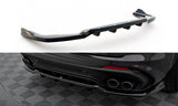Maxton Design Central Rear Splitter (With Vertical Bars) Alfa Romeo Stelvio Quadrifoglio Mk1