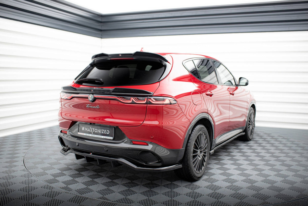 Maxton Design Central Rear Splitter (With Vertical Bars) Alfa Romeo Tonale Mk1