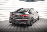 Maxton Design Central Rear Splitter (With Vertical Bars) Audi A3 S-Line Sedan 8Y
