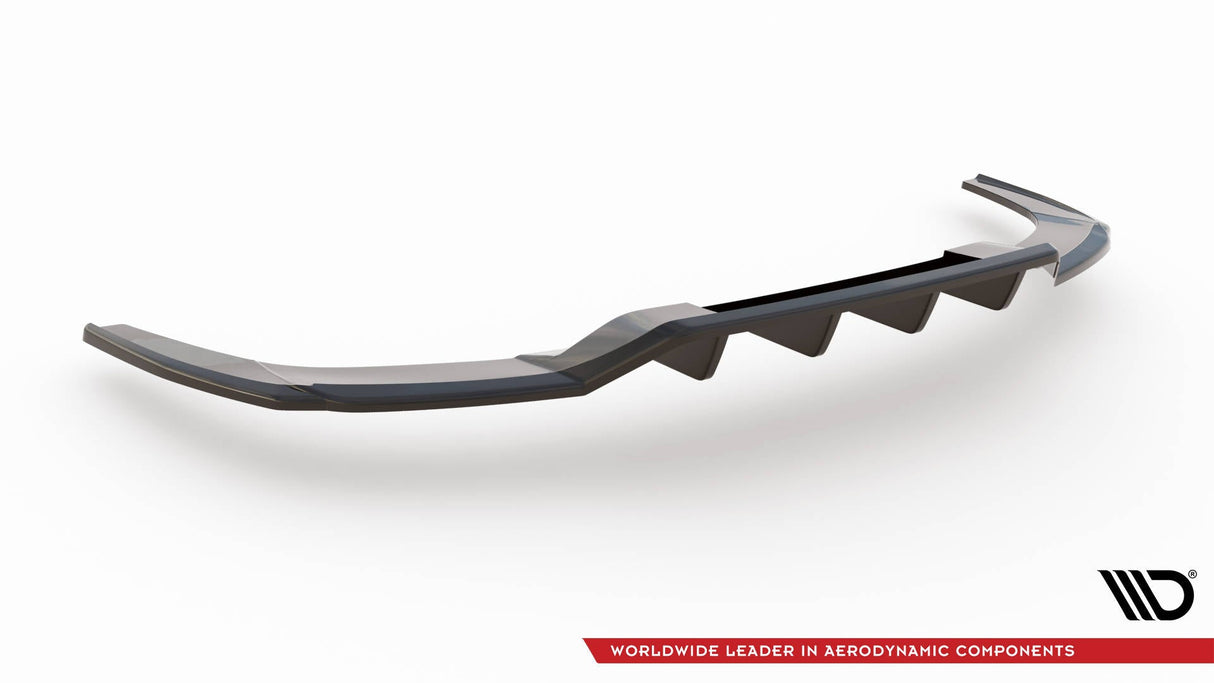 Maxton Design Central Rear Splitter (With Vertical Bars) Audi A3 S-Line Sedan 8Y