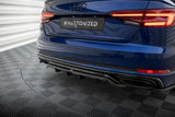 Audi - A4 - COMPETITION - B9 Facelift - Central Rear Splitter(with Vertical Bars)