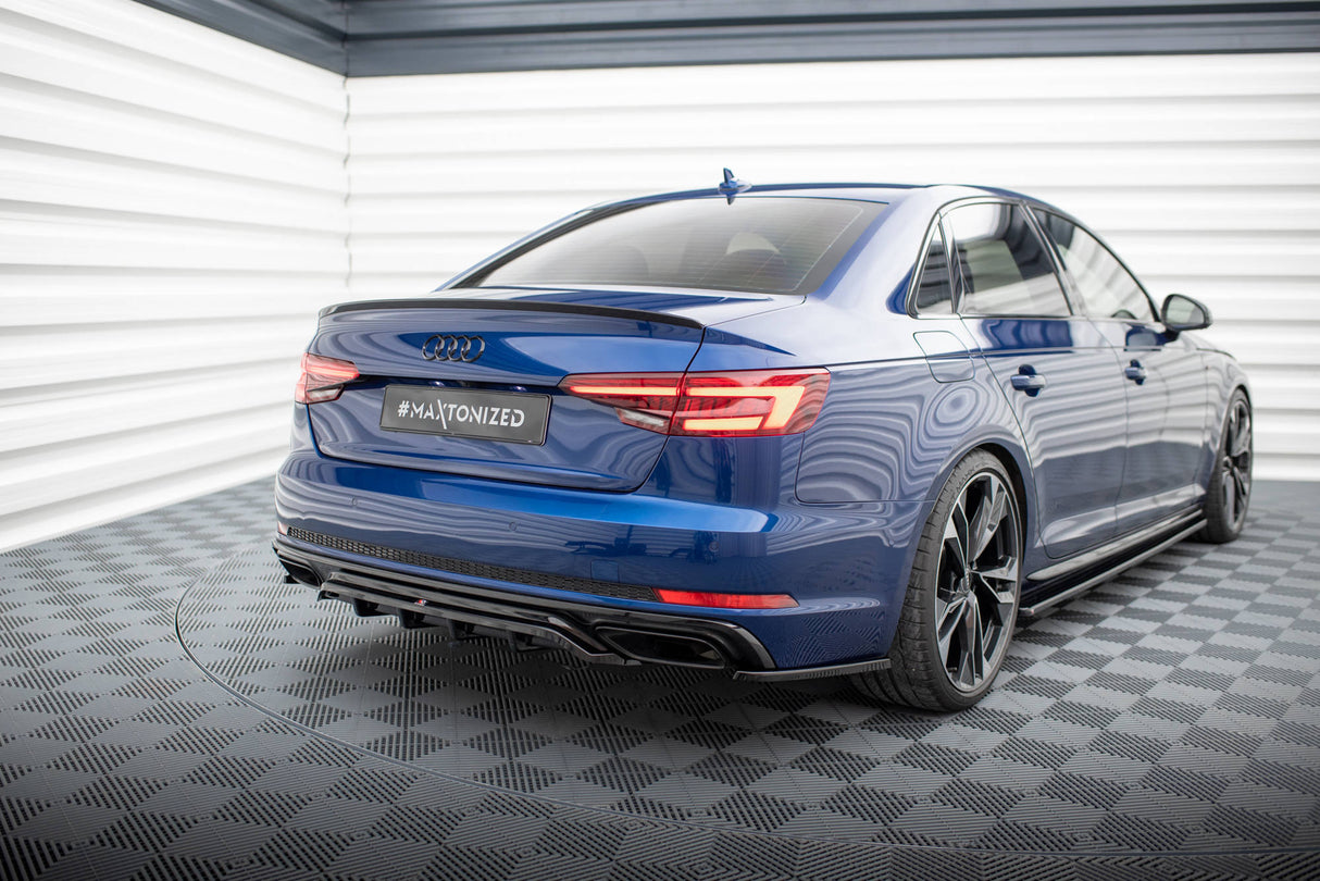 Audi - A4 - COMPETITION - B9 Facelift - Central Rear Splitter(with Vertical Bars)