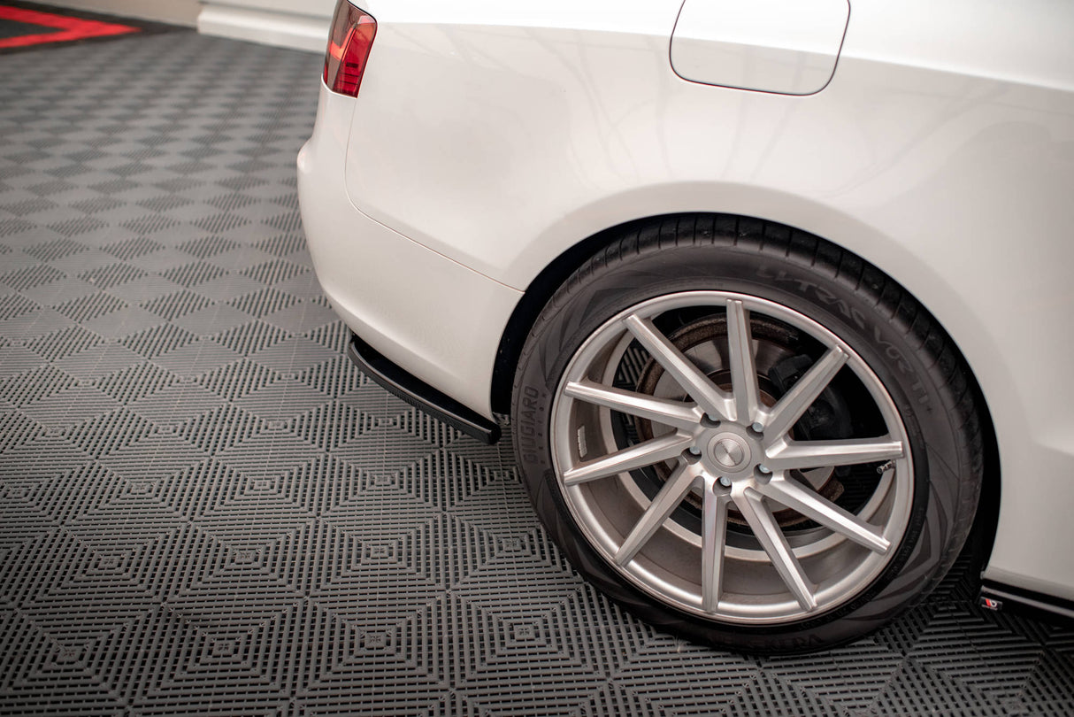 Maxton Design Central Rear Splitter (With Vertical Bars) Audi A5 Coupe 8T Facelift