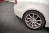 Maxton Design Central Rear Splitter (With Vertical Bars) Audi A5 Coupe 8T Facelift