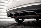 Maxton Design Central Rear Splitter (With Vertical Bars) Audi A5 Coupe 8T Facelift