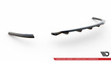 Maxton Design Central Rear Splitter (With Vertical Bars) Audi A5 Coupe 8T Facelift