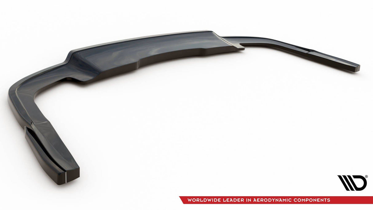 Maxton Design Central Rear Splitter (With Vertial Bars) Audi A5 S-Line F5 Facelift
