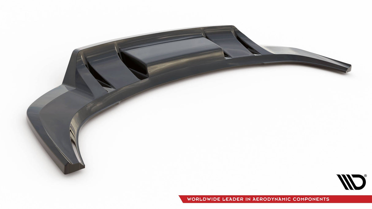 Maxton Design Central Rear Splitter (With Vertical Bars) Audi Q3 S-Line F3