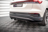 Maxton Design Central Rear Splitter (With Vertical Bars) Audi Q4 E-Tron Sportback Mk1
